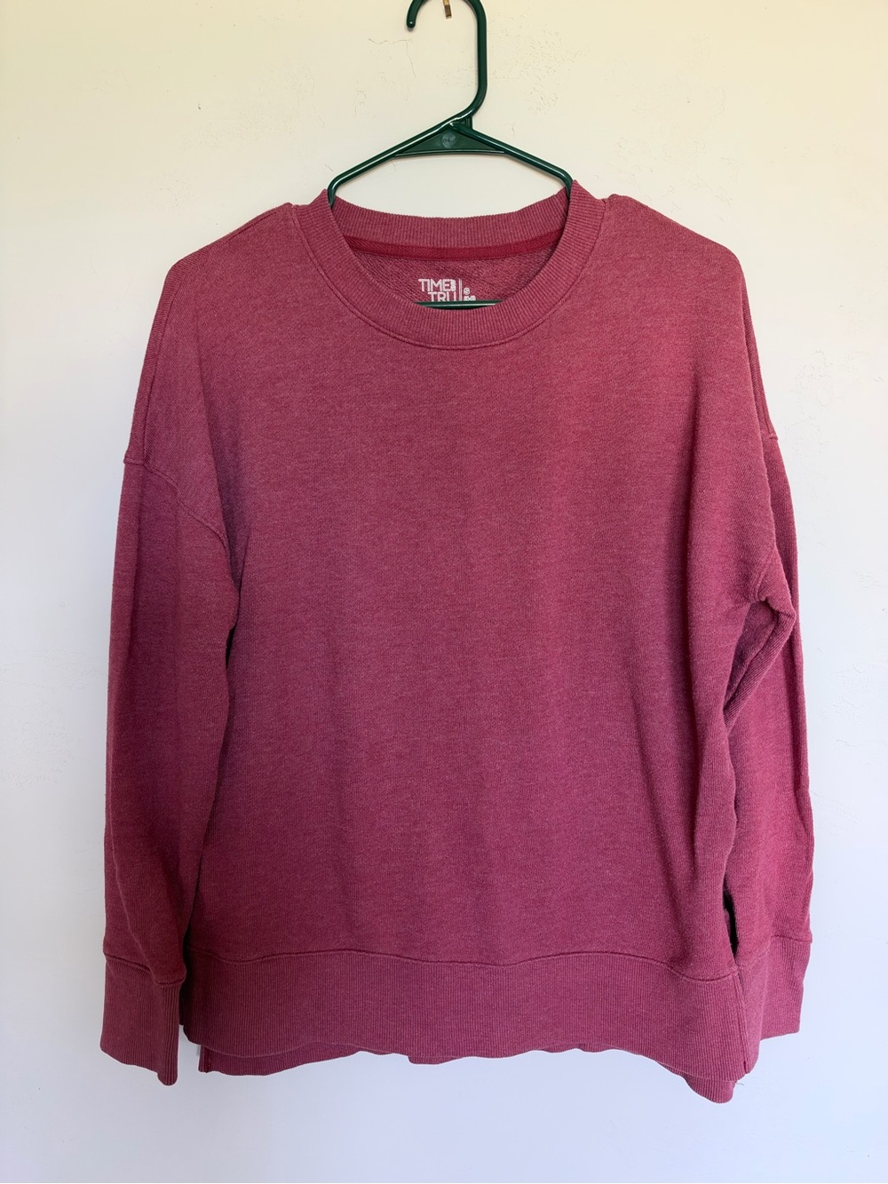 Women’s Time and Tru Women’s Crewneck Sweater - Dusty Rose Size Small